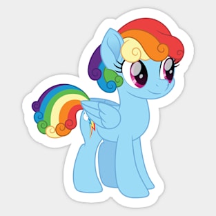 Bubblecut Rainbow Dash Sticker